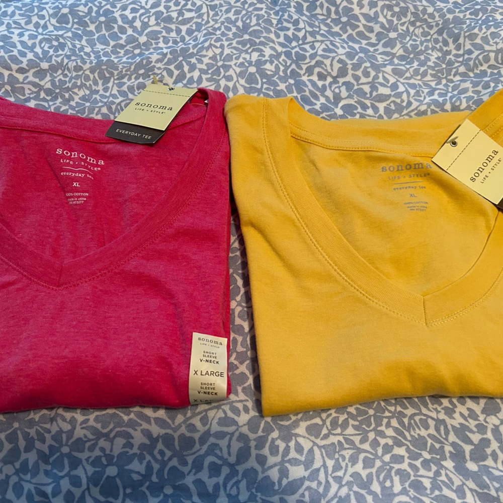 2 Sonoma Women’s Everyday Tee XL NWT